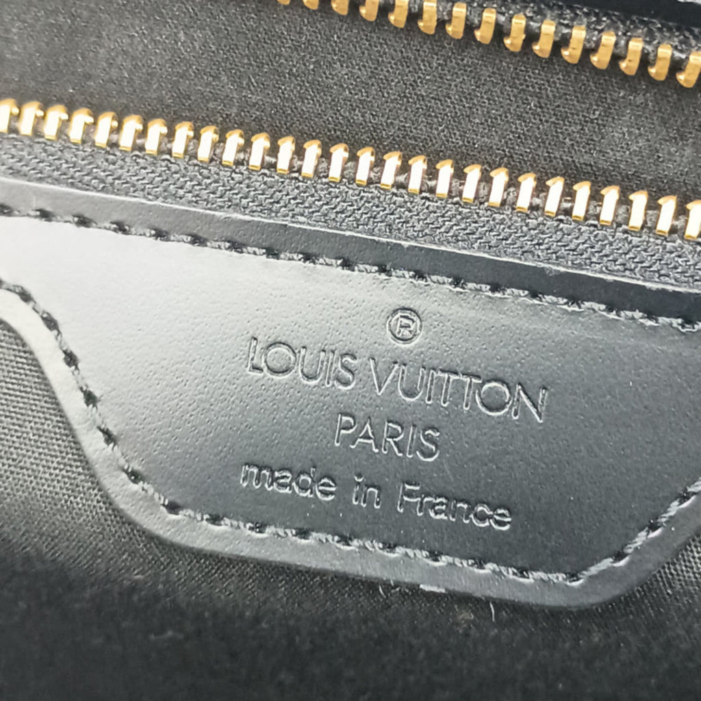 Louis Vuitton Black Epi Leather Handbag Shoulder Bag Tote Bag (Pre-Owned)