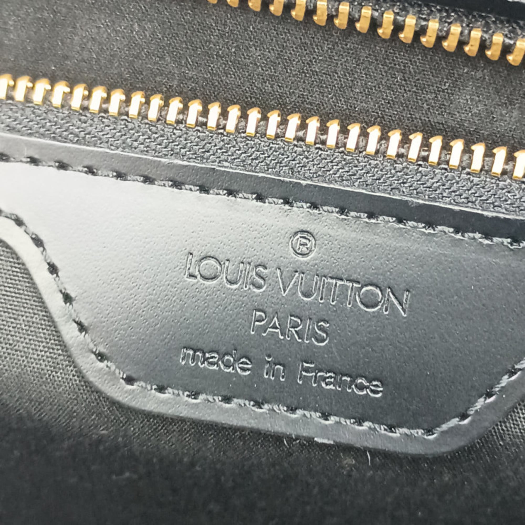 Louis Vuitton Black Epi Leather Handbag Shoulder Bag Tote Bag (Pre-Owned)