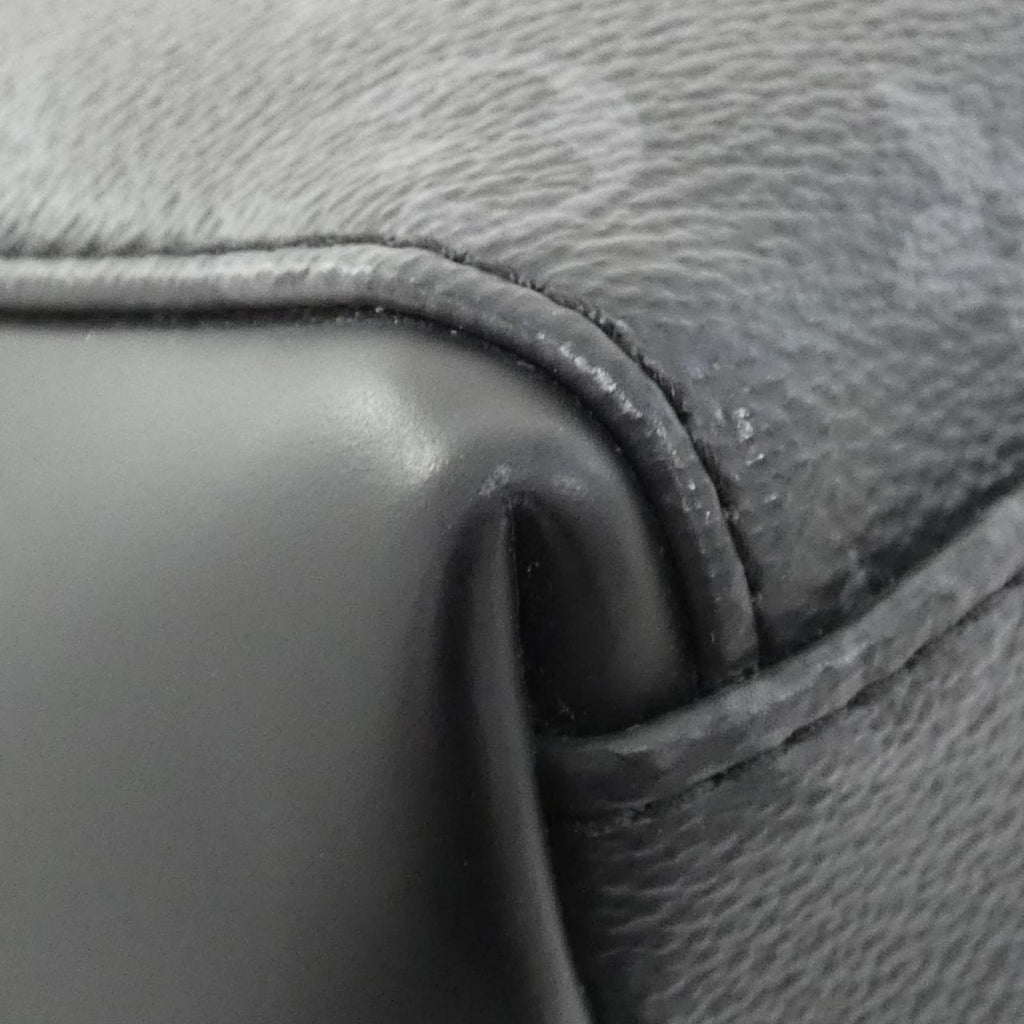 Louis Vuitton Black Coated Canvas Shoulder Bag (Pre-Owned)