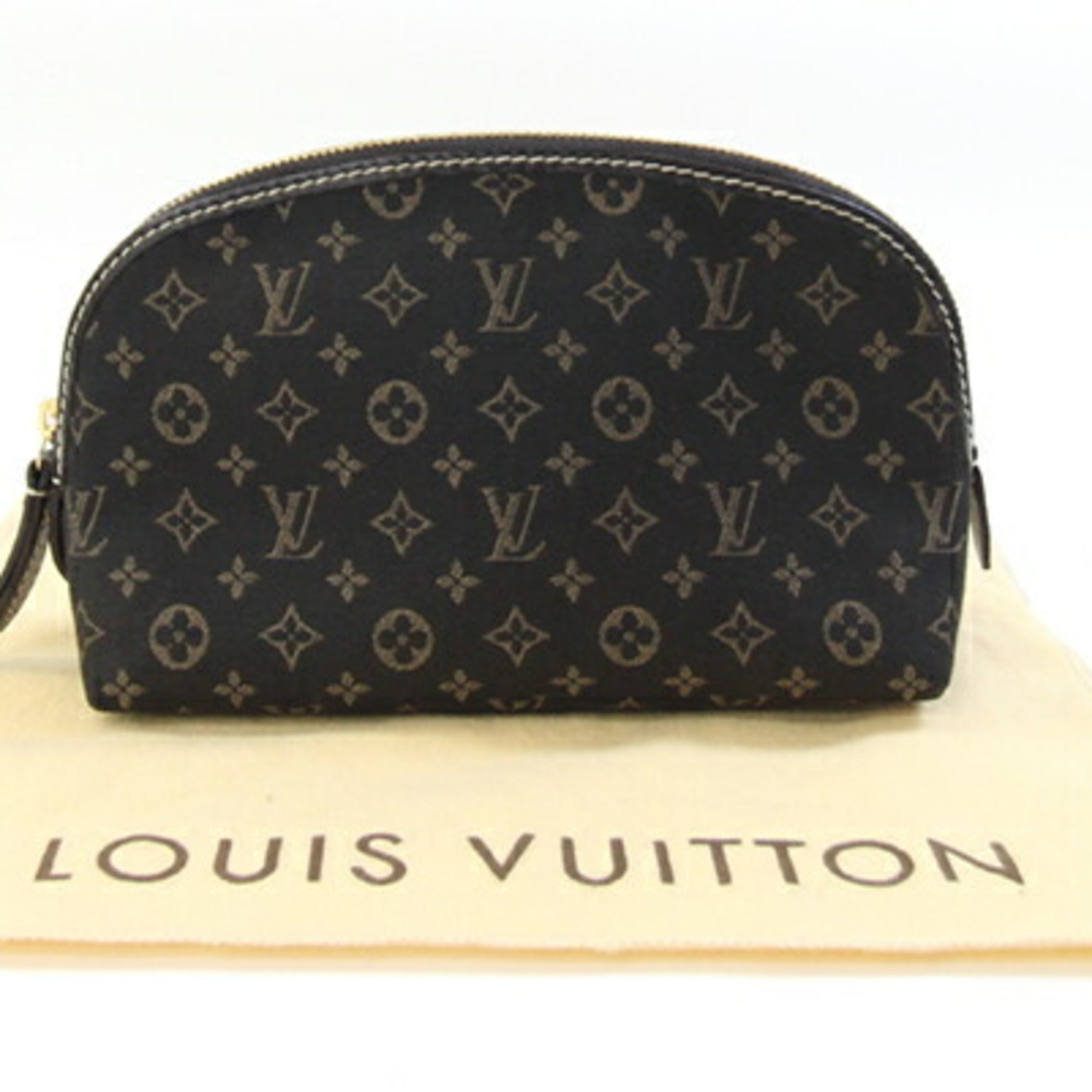 Louis Vuitton Dark Brown Fusain Monogram Idylle Canvas Pochette Pouch (Pre-Owned)
