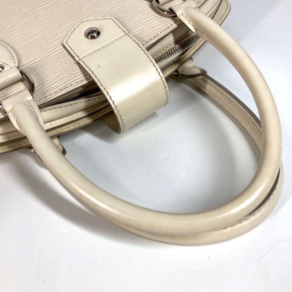 Louis Vuitton Lv Off White White Epi Leather Boston Bag Handbag Shoulder Bag (Pre-Owned)