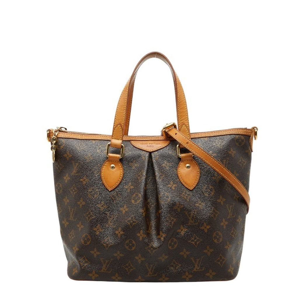Louis Vuitton Brown Pvc Leather Handbag Shoulder Bag (Pre-Owned)
