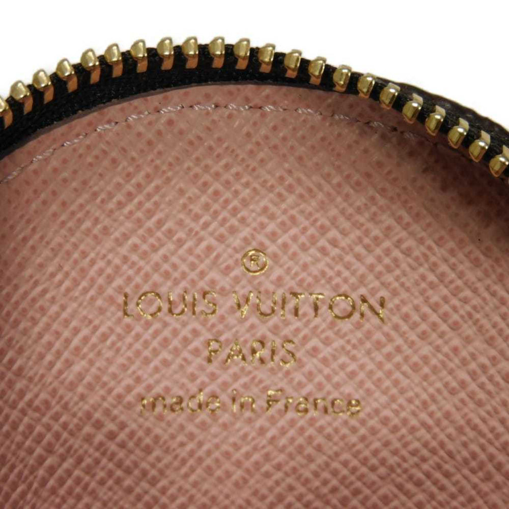 Louis Vuitton Monogram Brown Pink Monogram Coin Purse/Coin Case (Pre-Owned)