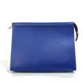 Louis Vuitton Taiga Blue Taiga Leather Pouch (Pre-Owned)