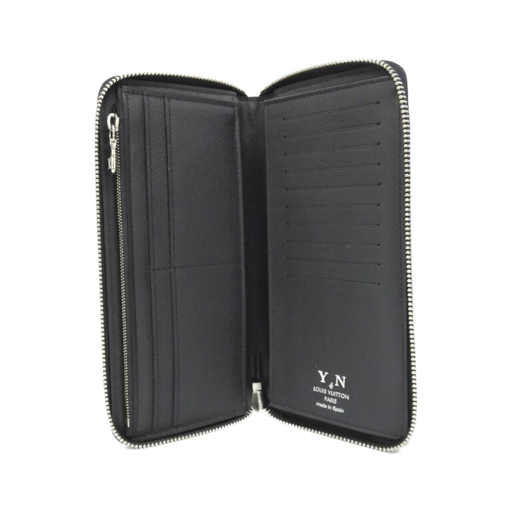 Louis Vuitton Dark Gray Graphite Coated Canvas Long Wallet (Bi-Fold) (Pre-Owned)