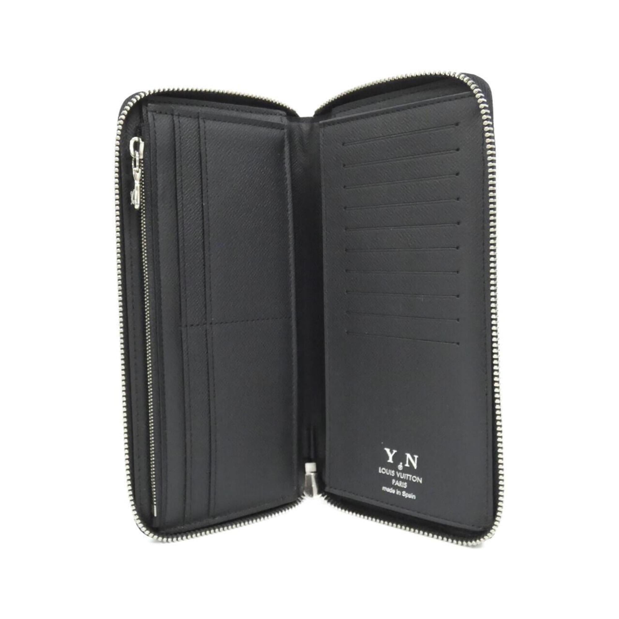 Louis Vuitton Dark Gray Graphite Coated Canvas Long Wallet (Bi-Fold) (Pre-Owned)