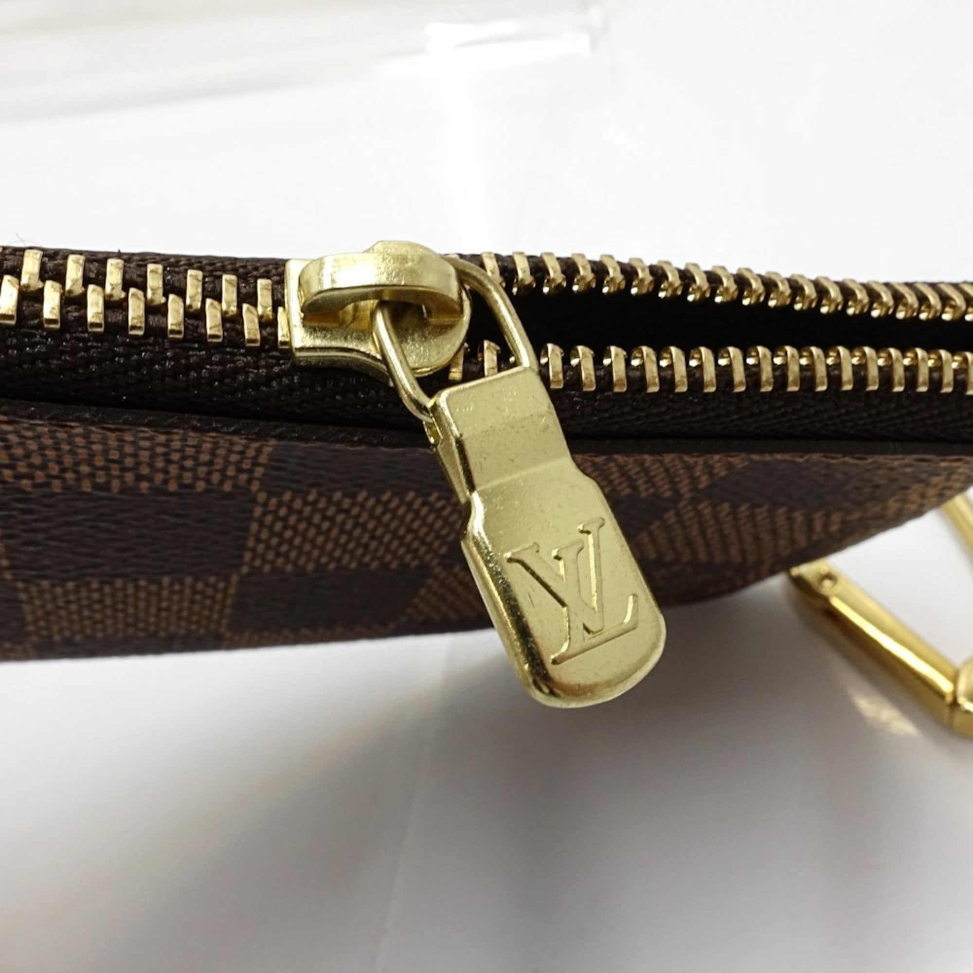 Louis Vuitton Damier Canvas Ebene Canvas Coin Purse/Coin Case (Pre-Owned)