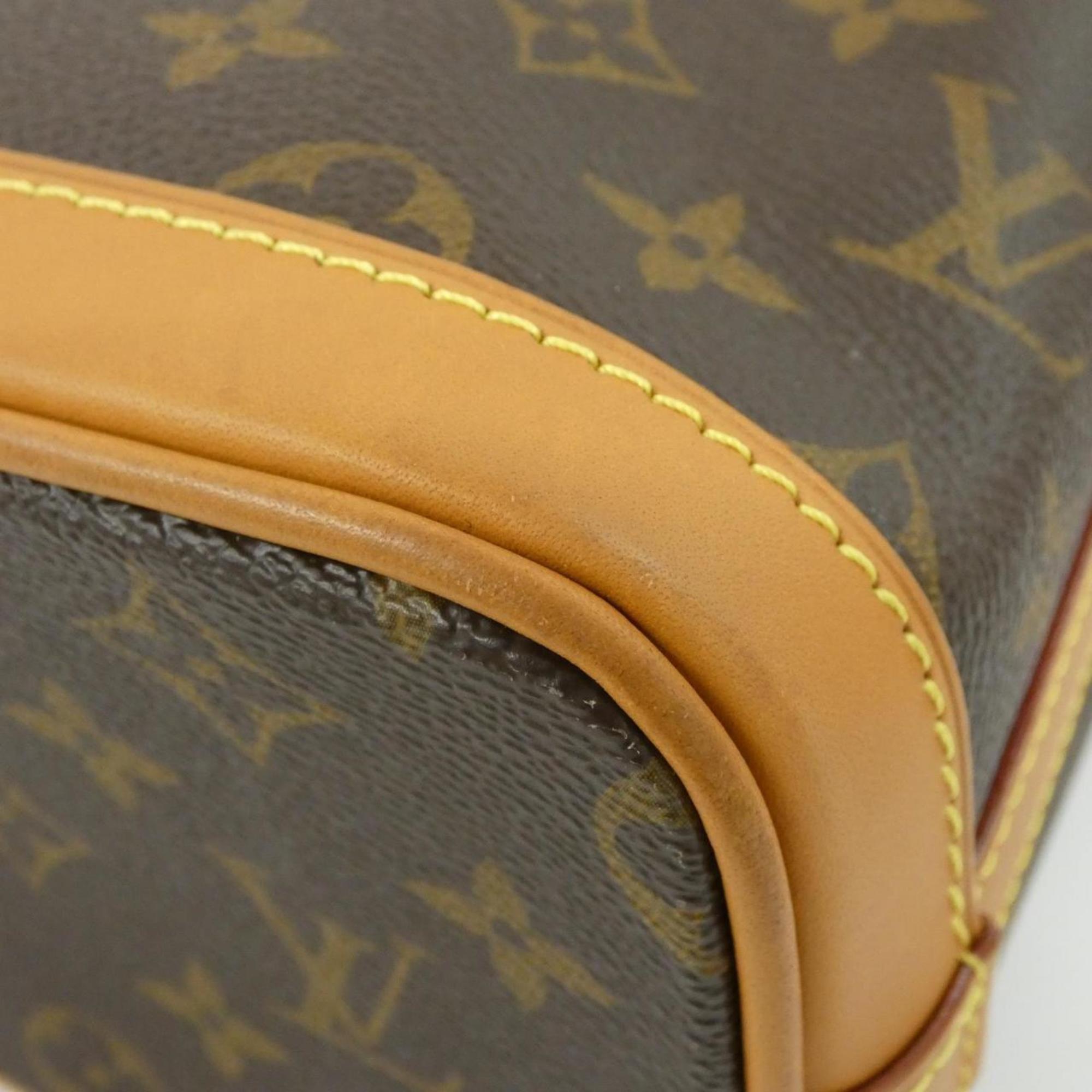 Louis Vuitton Marron Coated Canvas Shoulder Bag (Pre-Owned)