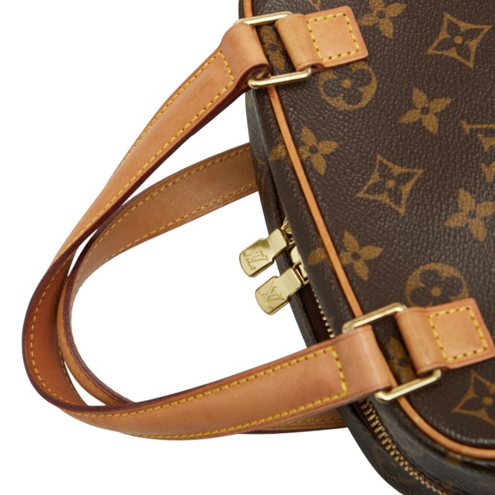 Louis Vuitton Brown Pvc Leather Handbag (Pre-Owned)