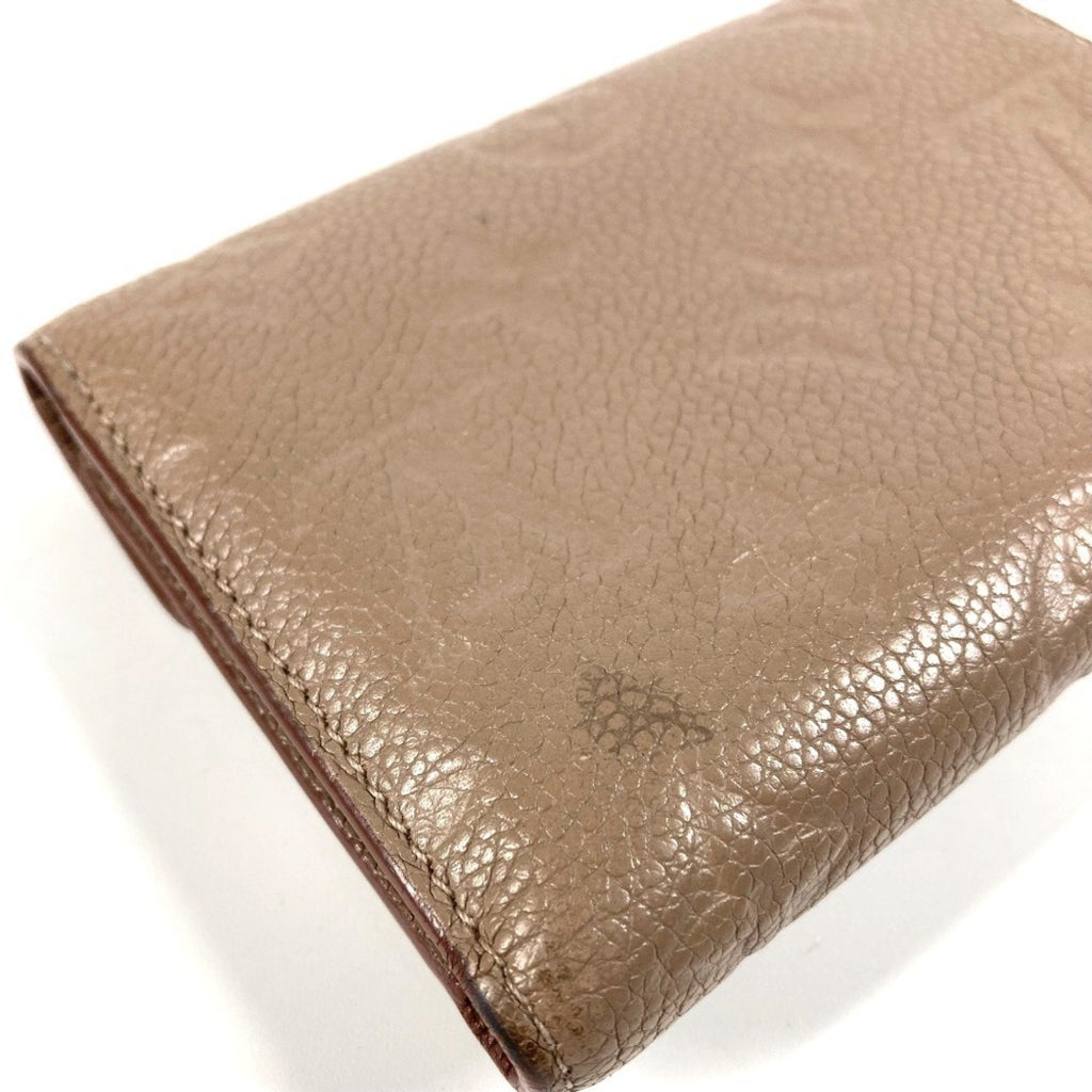 Louis Vuitton Beige Monogram Empreinte Wallet (Tri-Fold) (Pre-Owned)
