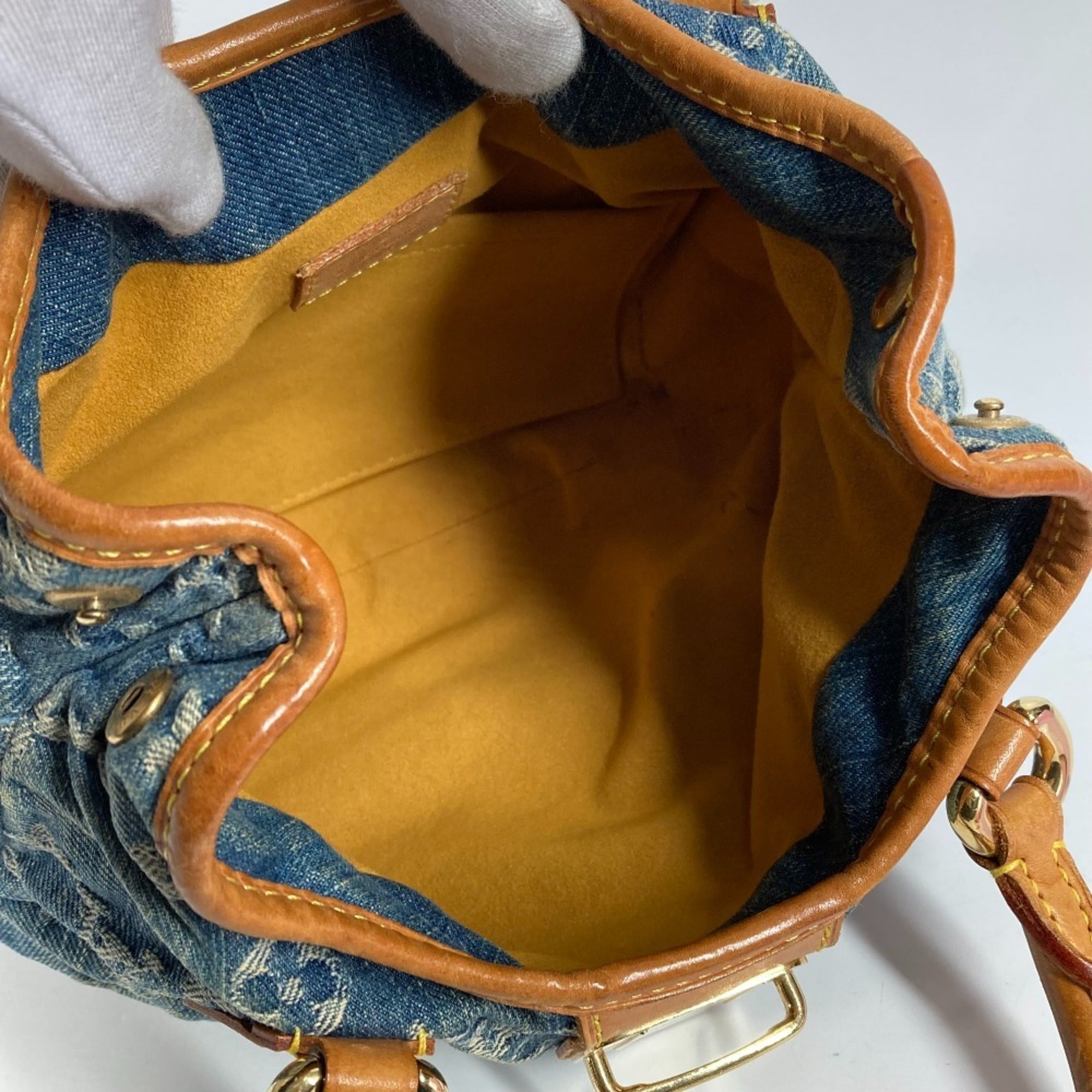 Louis Vuitton Monogram Denim Monogram Denim Handbag (Pre-Owned)