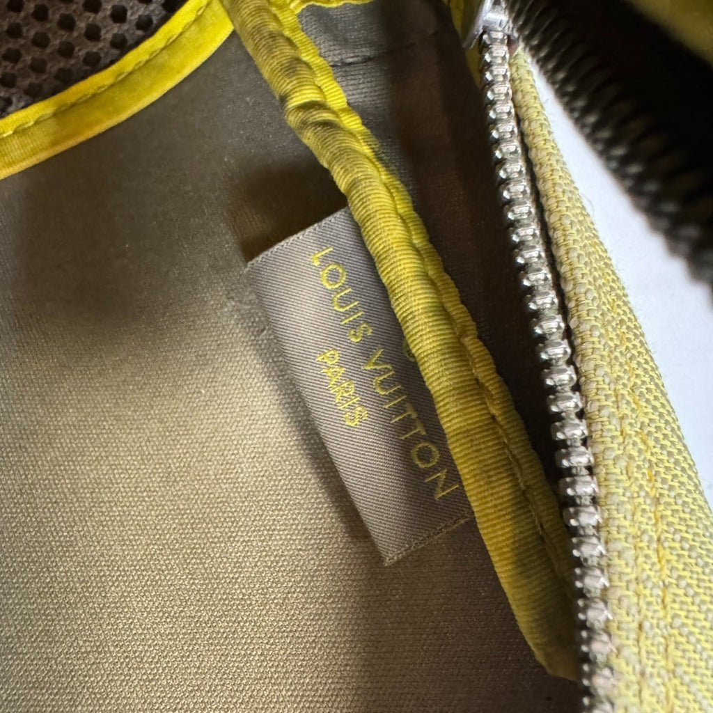 Louis Vuitton Yellow Canvas Pochette Shoulder Bag (Pre-Owned)