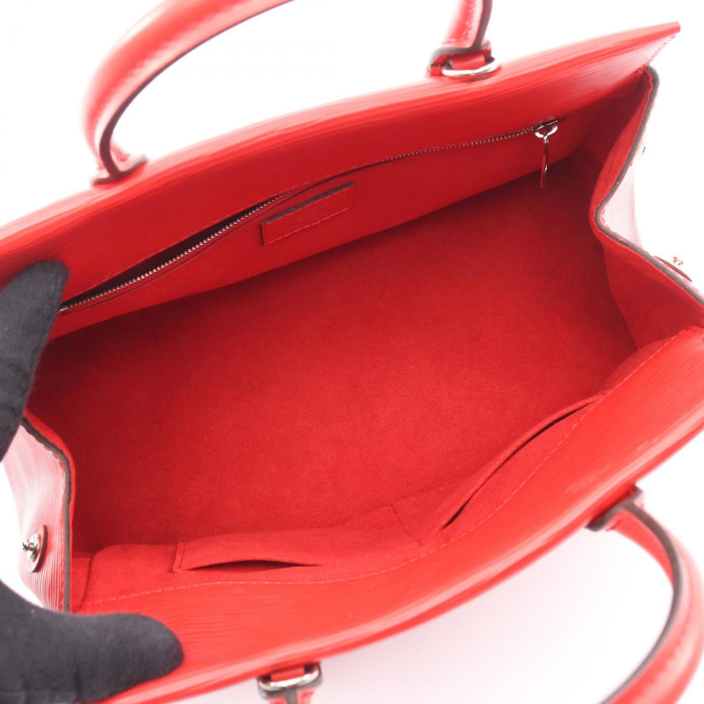 Louis Vuitton Coquelicots Red Color Epi Leather Handbag (Pre-Owned)