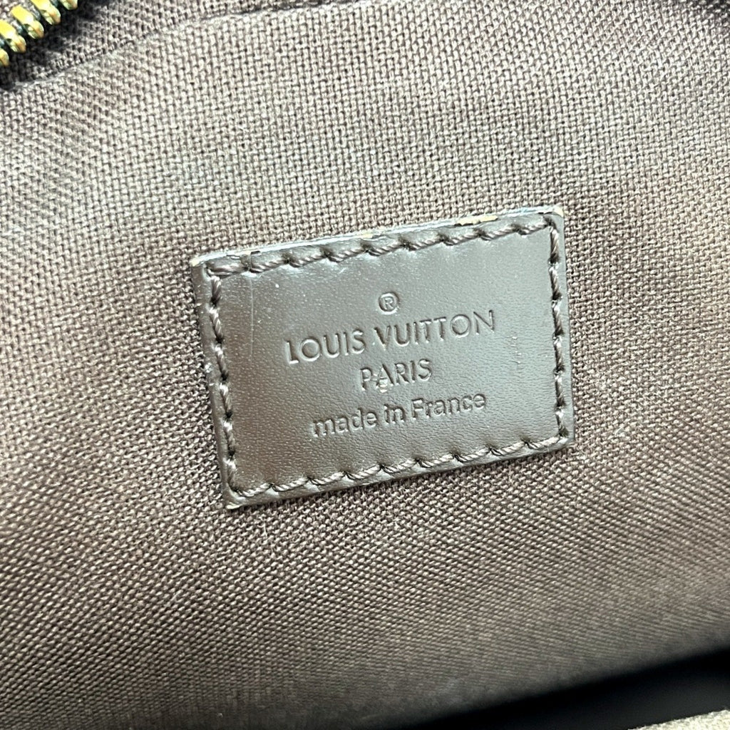 Louis Vuitton Brown Damier Canvas Ebene Damier Canvas Briefcase Handbag (Pre-Owned)