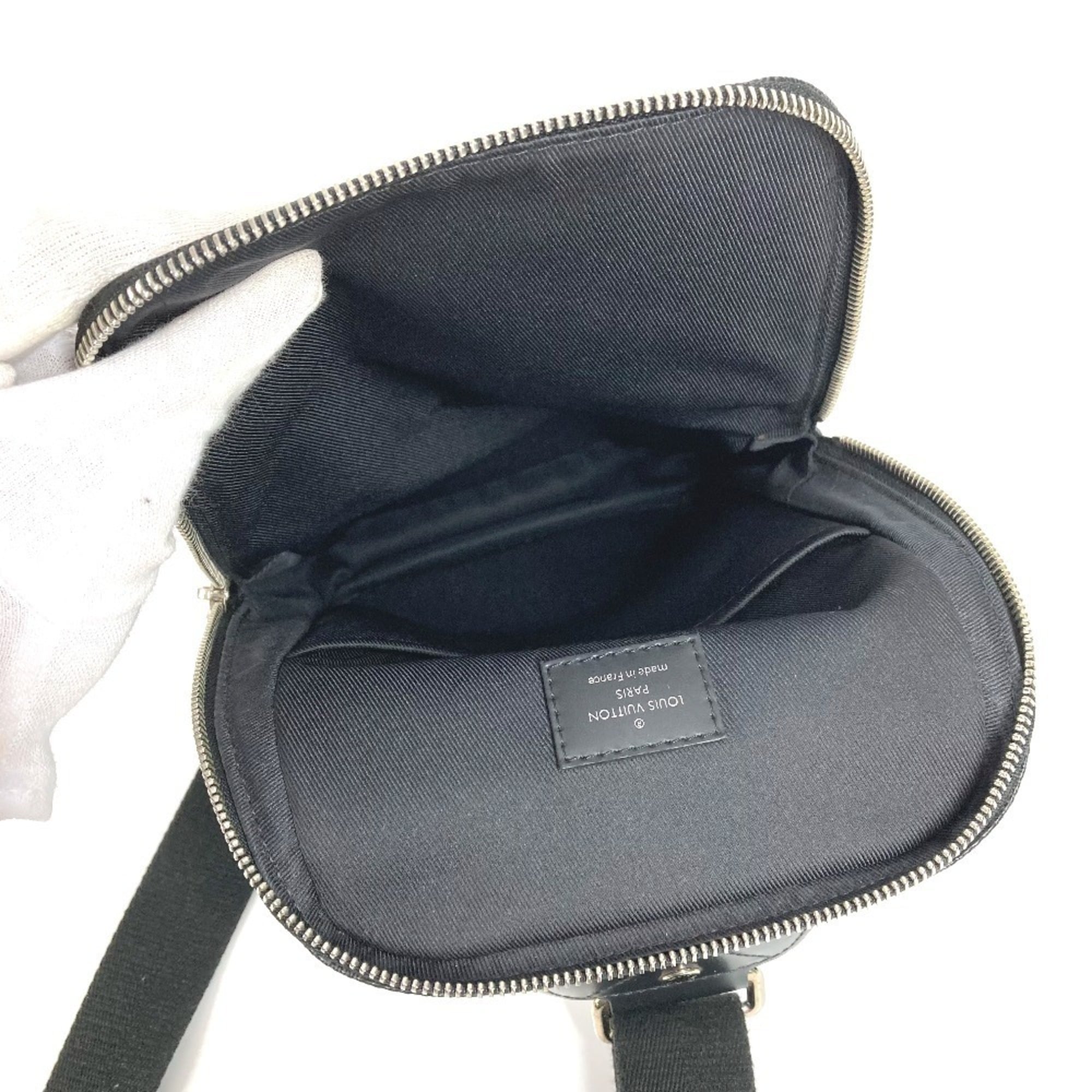 Louis Vuitton Black Damier Graphite Canvas Shoulder Bag Sling Bag (Pre-Owned)