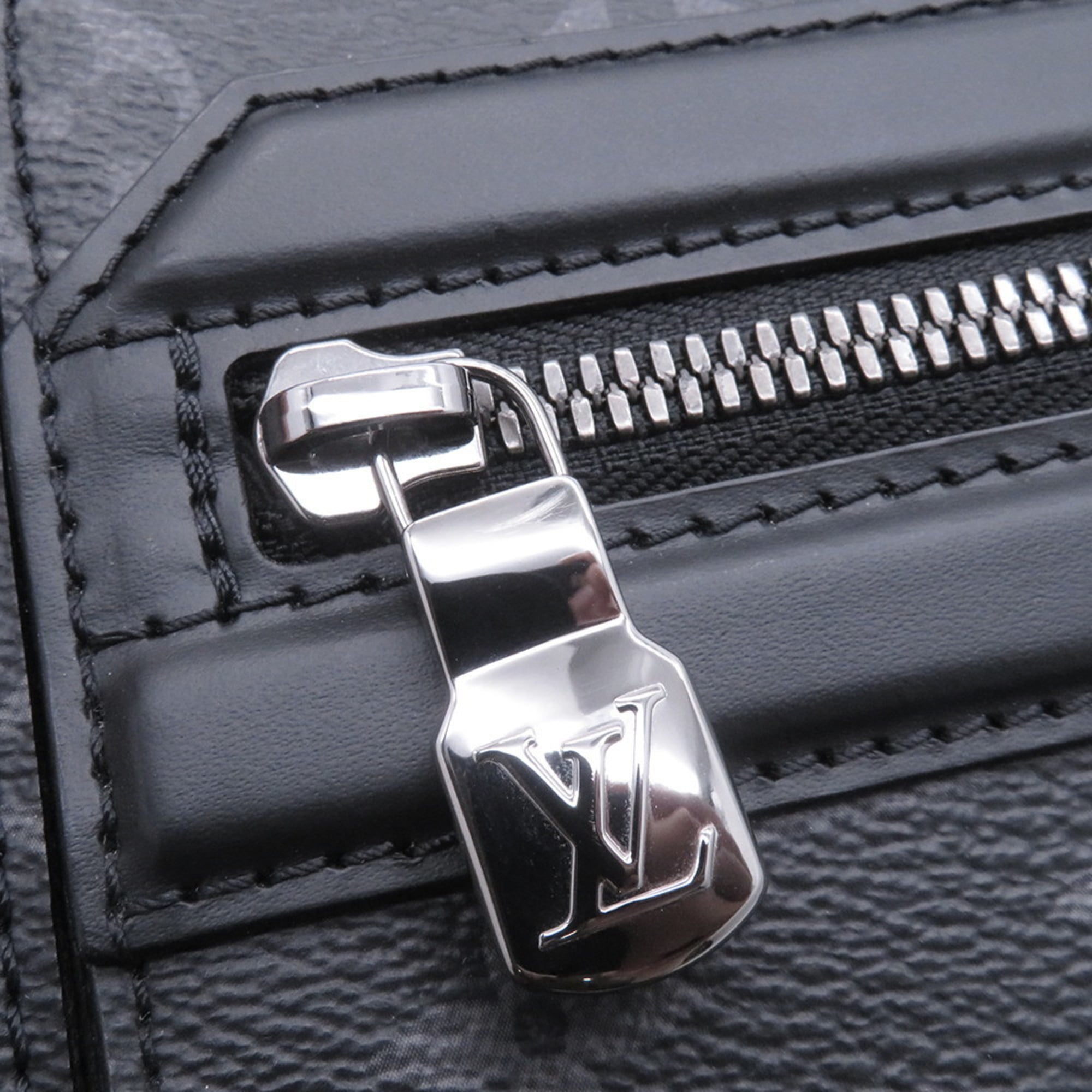 Louis Vuitton Monogram Eclipse Black Noir Monogram Eclipse Shoulder Bag (Pre-Owned)
