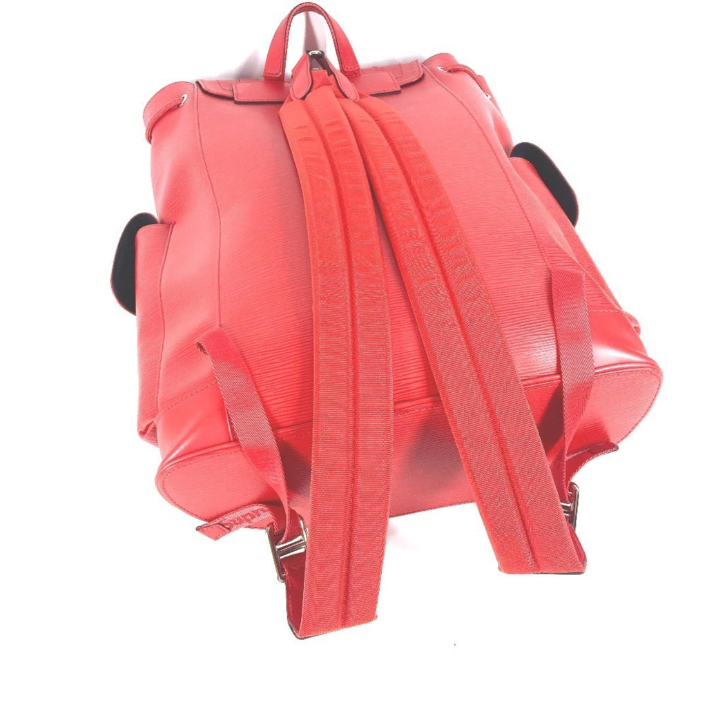 Louis Vuitton Epi Red Color White Epi Leather Backpack (Pre-Owned)