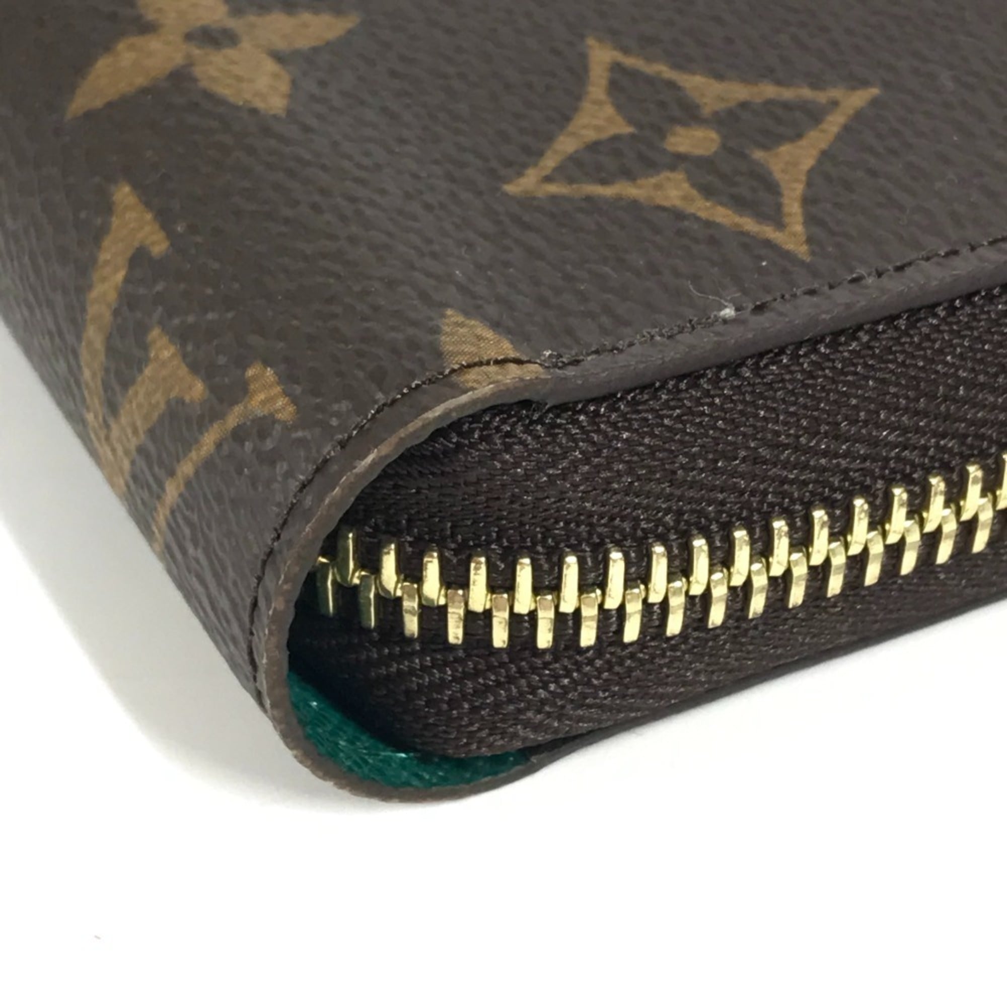Louis Vuitton Brown Pink Monogram Long Wallet (Bi-Fold) (Pre-Owned)