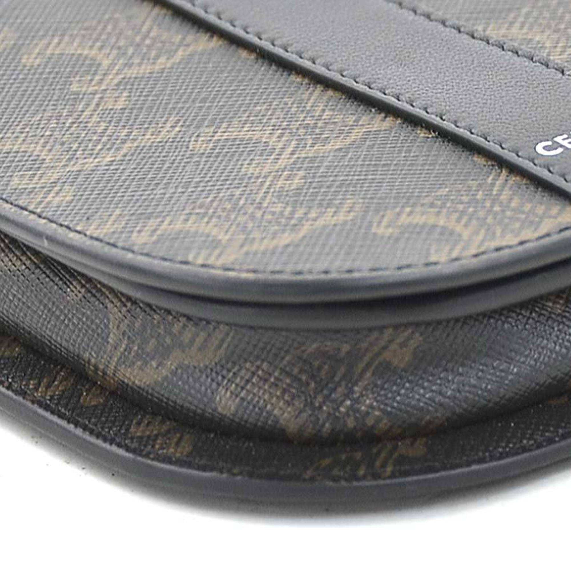 Wallet on Strap Triomphe Coated Canvas