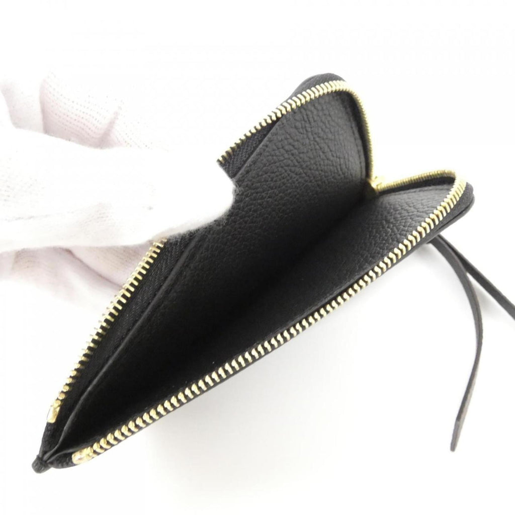 Louis Vuitton Black Leather Coin Purse/Coin Case (Pre-Owned)