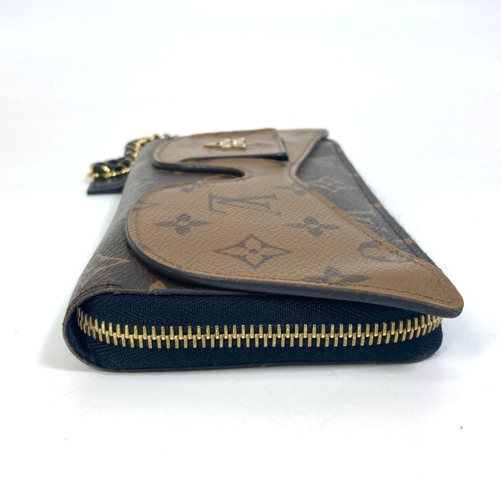 Louis Vuitton Monogram Brown Monogram Monogram Reverse Monogram Monogram Reverse Long Wallet (Bi-Fold) (Pre-Owned)