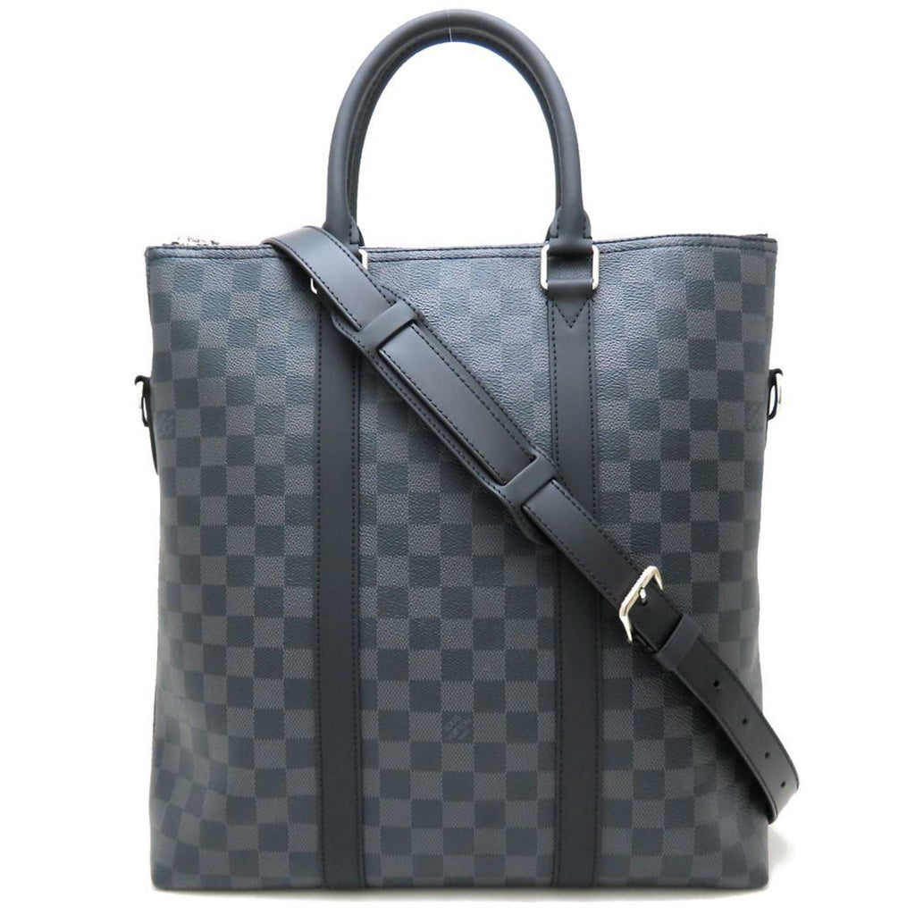 Louis Vuitton Black Damier Graphite Gray Damier Graphite Tote Bag (Pre-Owned)