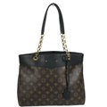 Louis Vuitton Black Brown Monogram Monogram Shoulder Bag Tote Bag (Pre-Owned)