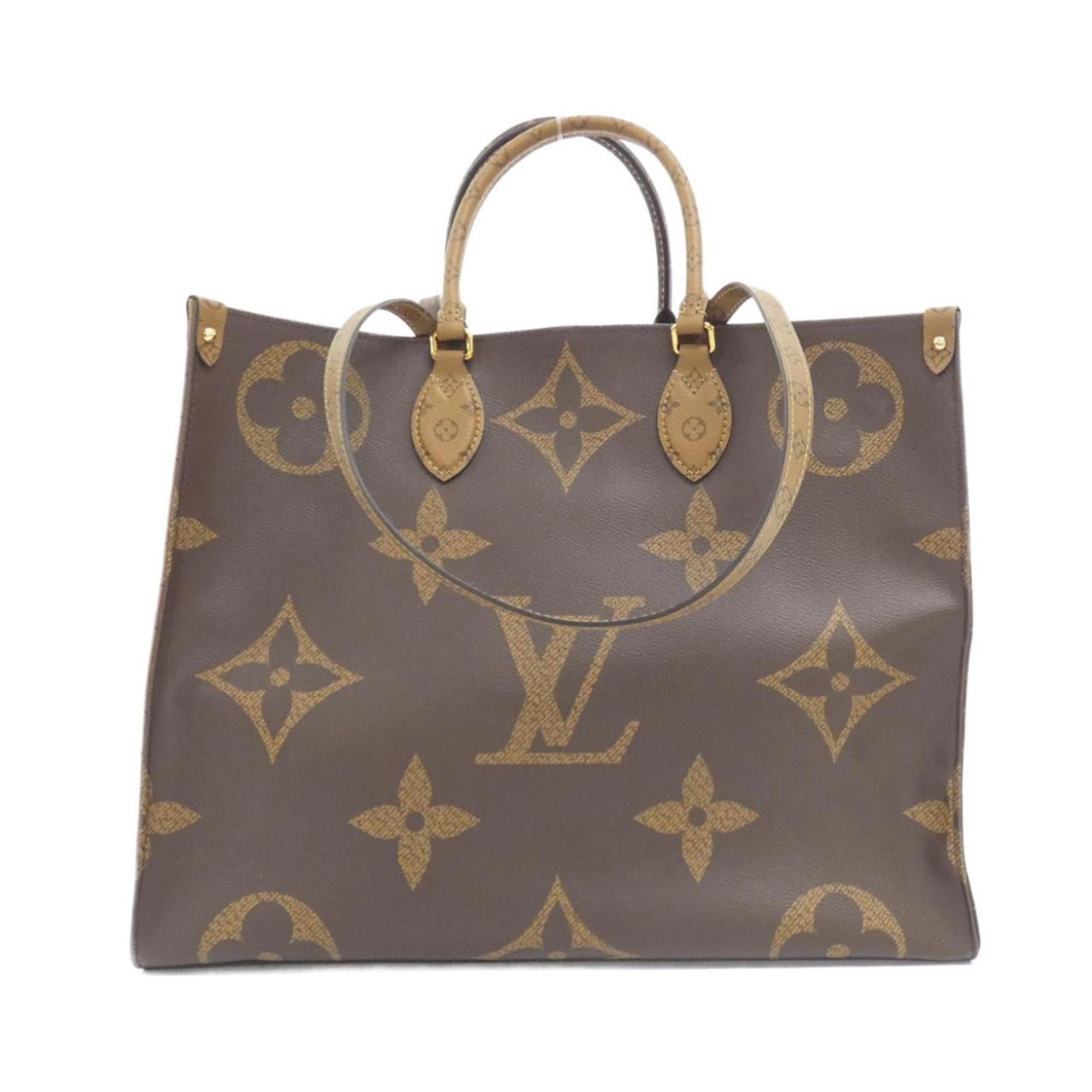 Louis Vuitton Marron Coated Canvas Handbag (Pre-Owned)