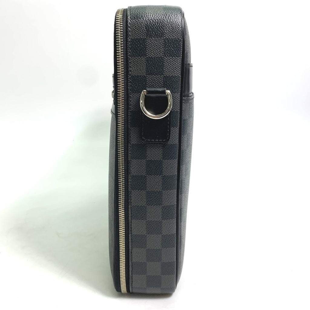 Louis Vuitton Damier Graphite Black Damier Graphite Shoulder Bag (Pre-Owned)