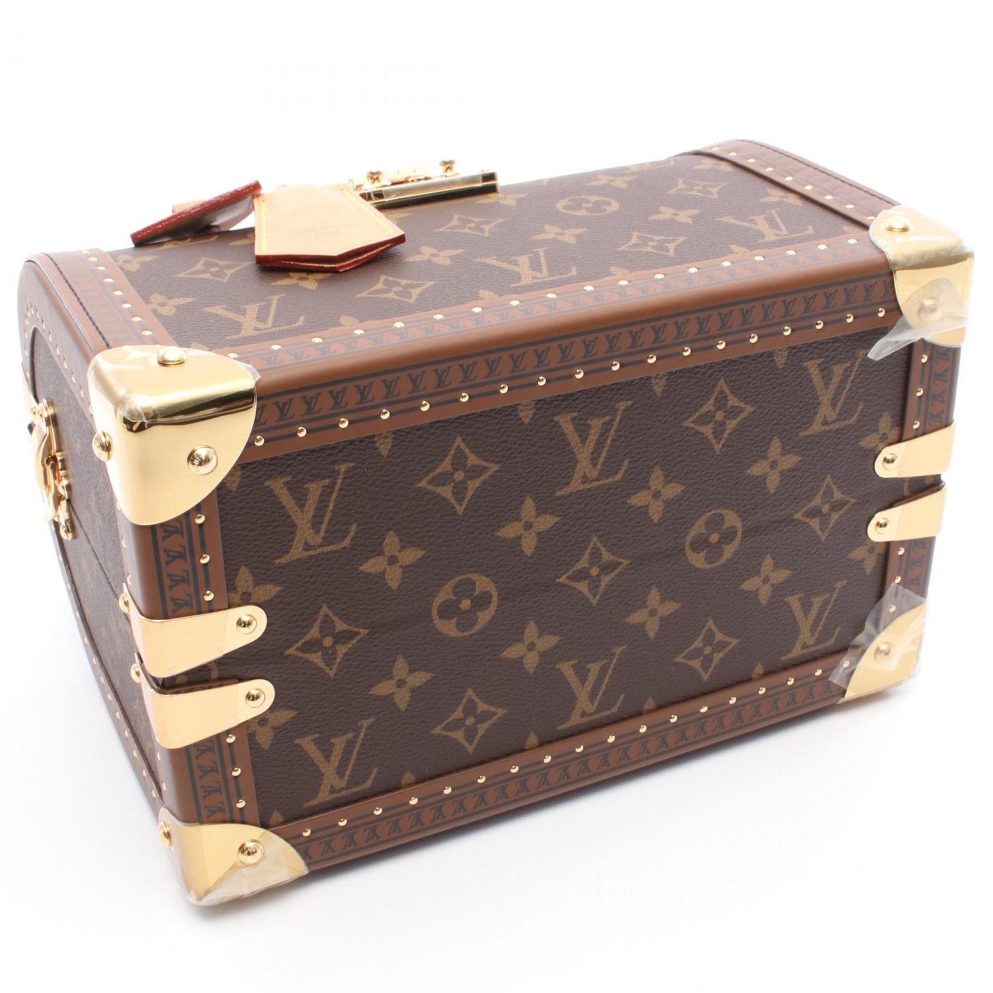 Louis Vuitton Brown Coated Canvas Leather Handbag (Pre-Owned)