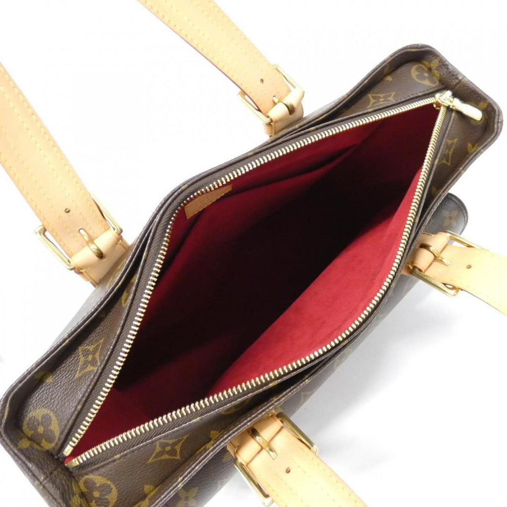 Louis Vuitton Marron Coated Canvas Handbag (Pre-Owned)