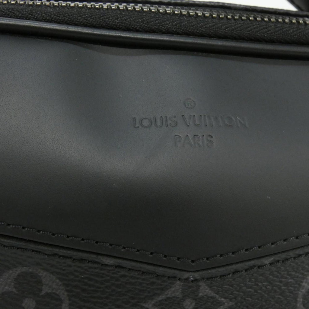 Louis Vuitton Black Coated Canvas Shoulder Bag (Pre-Owned)