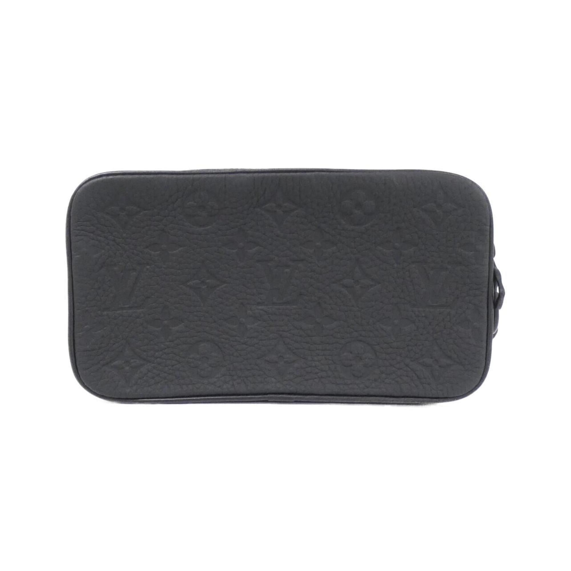 Louis Vuitton Black Leather Handbag Pochette (Pre-Owned)