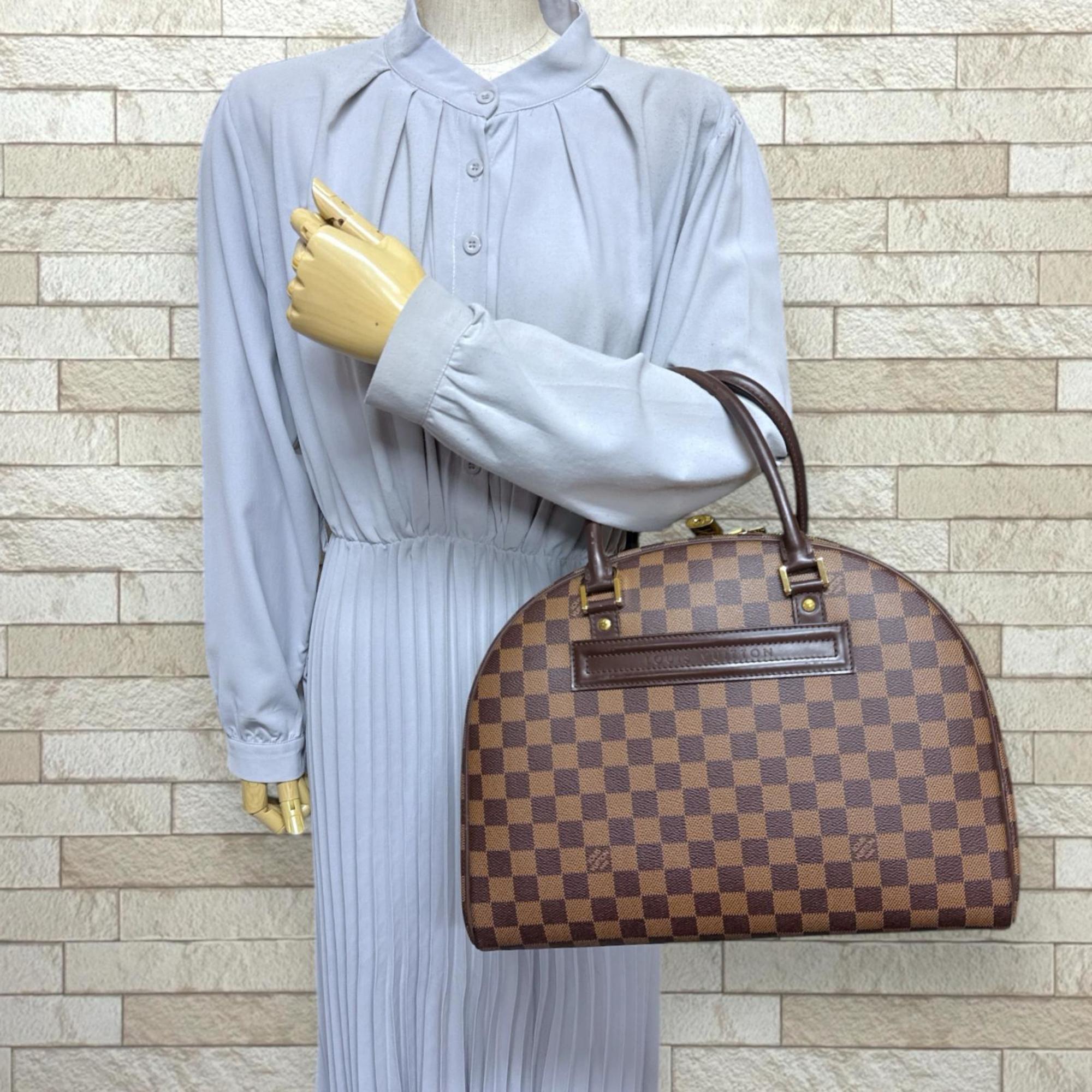 Louis Vuitton Brown Damier Canvas Handbag (Pre-Owned)