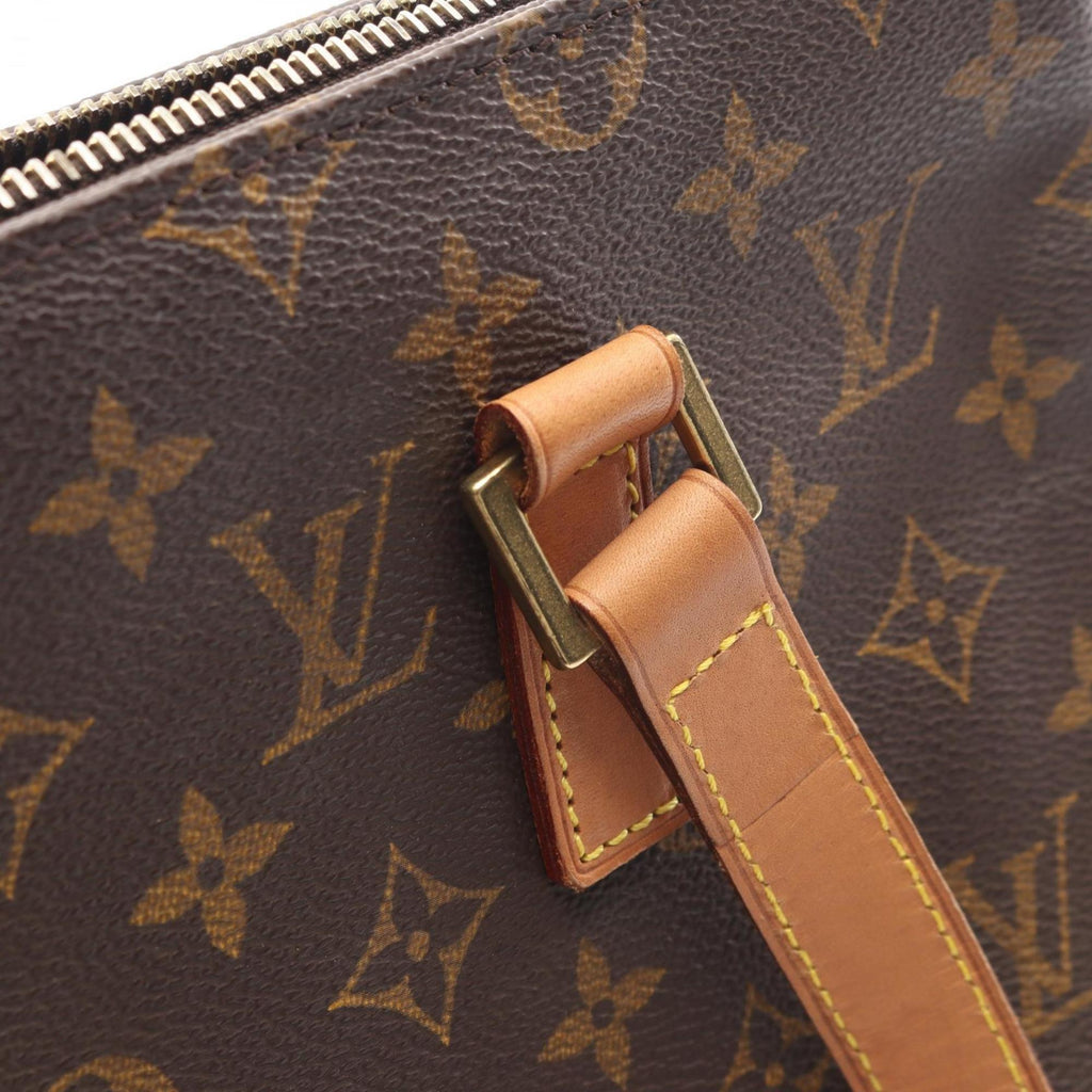 Louis Vuitton Brown Monogram Coated Canvas Leather Shoulder Bag (Pre-Owned)