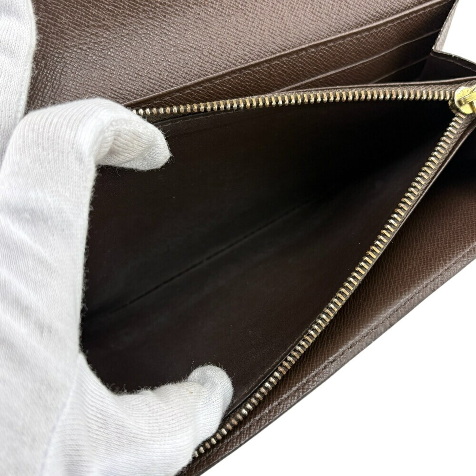 Louis Vuitton Brown Cuir Ombre Leather Coin Purse/Coin Case (Pre-Owned)
