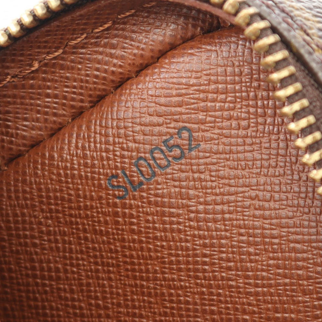 Louis Vuitton Brown Coated Canvas Leather Shoulder Bag (Pre-Owned)