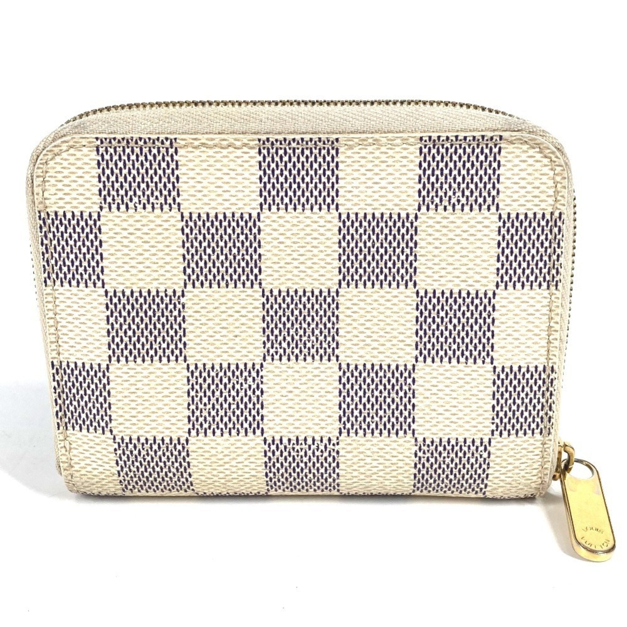 Louis Vuitton Damier Azur Damier Azur White Damier Azur Coin Purse/Coin Case (Pre-Owned)