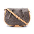 Louis Vuitton Brown Coated Canvas Leather Shoulder Bag (Pre-Owned)