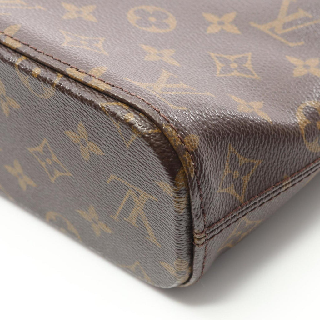 Louis Vuitton Monogram Brown Coated Canvas Leather Handbag (Pre-Owned)