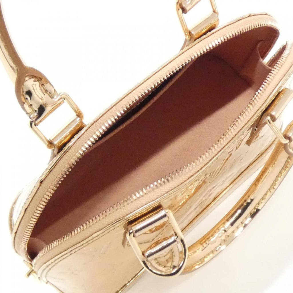 Louis Vuitton Monogram Miroir Rose Gold Leather Handbag (Pre-Owned)