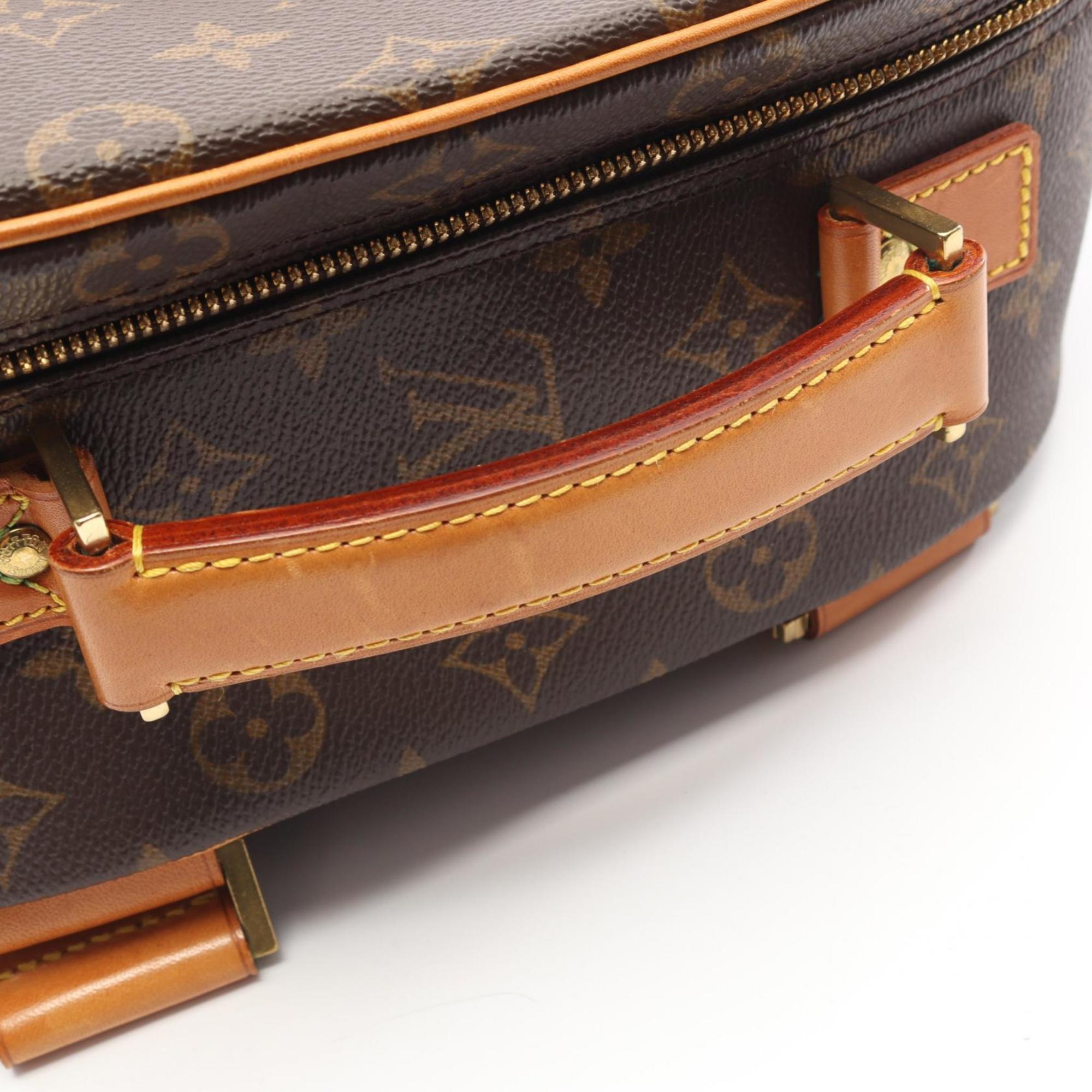 Louis Vuitton Monogram Brown Coated Canvas Leather Handbag (Pre-Owned)