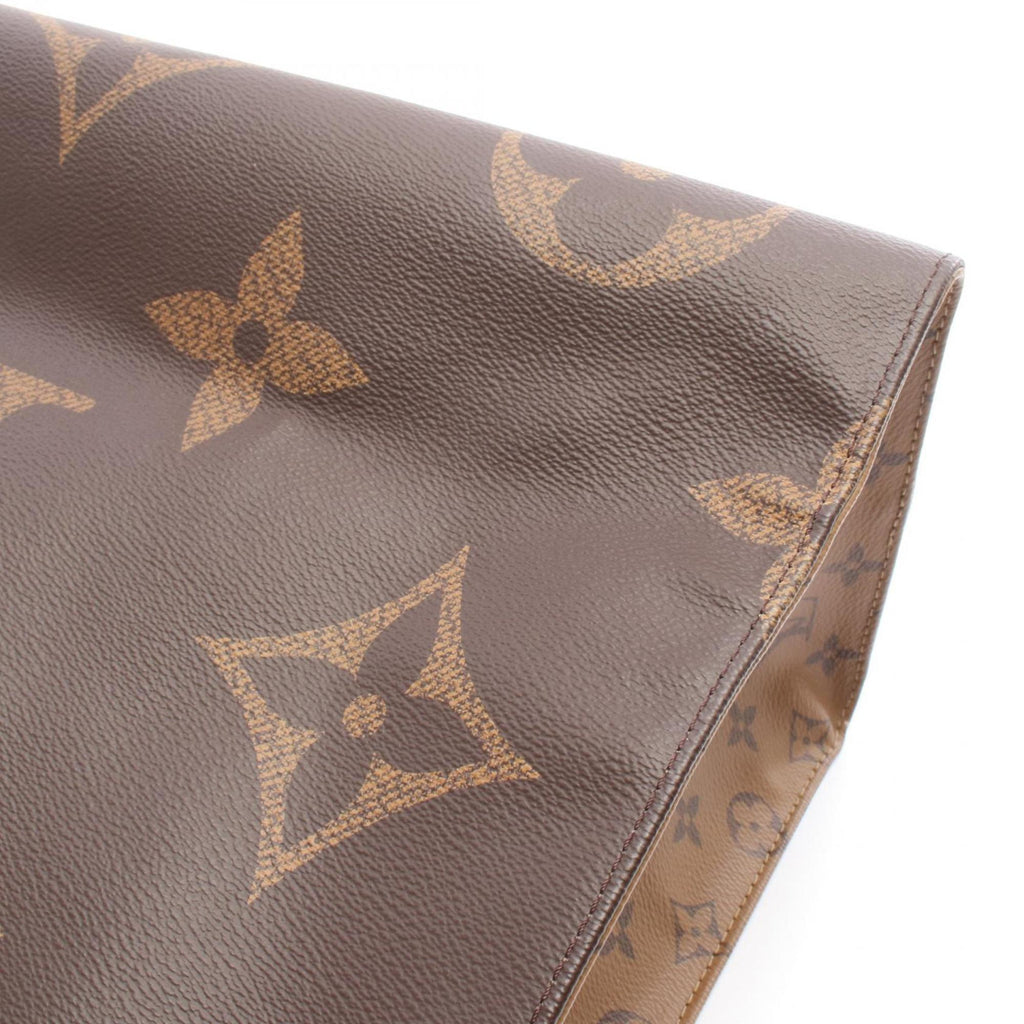 Louis Vuitton Brown Coated Canvas Monogram Reverse Pvc Leather Shoulder Bag (Pre-Owned)