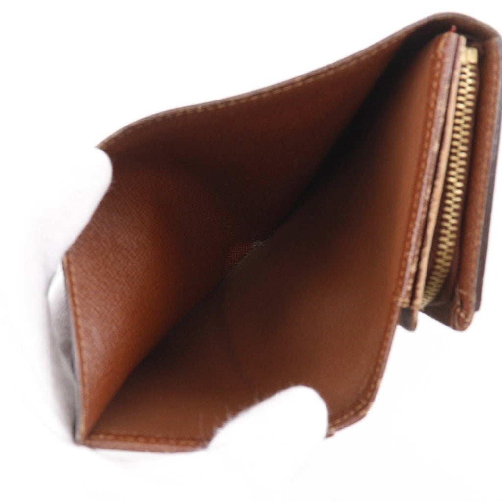 Louis Vuitton Brown Monogram Canvas Wallet (Bi-Fold) (Pre-Owned)