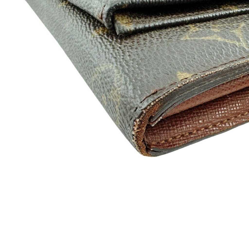 Louis Vuitton Brown Leather Coin Purse/Coin Case (Pre-Owned)