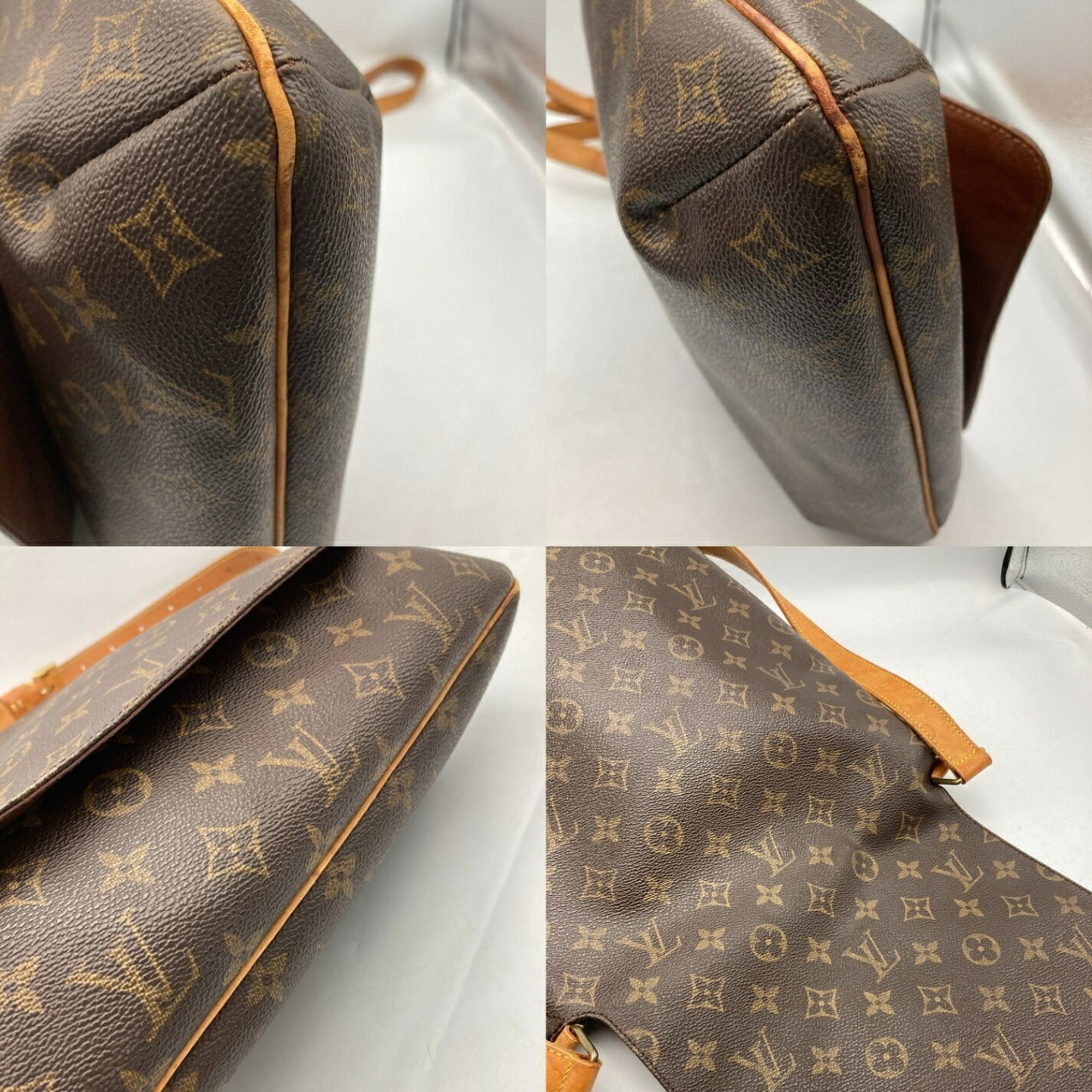 Louis Vuitton Brown Pvc Leather Shoulder Bag (Pre-Owned)