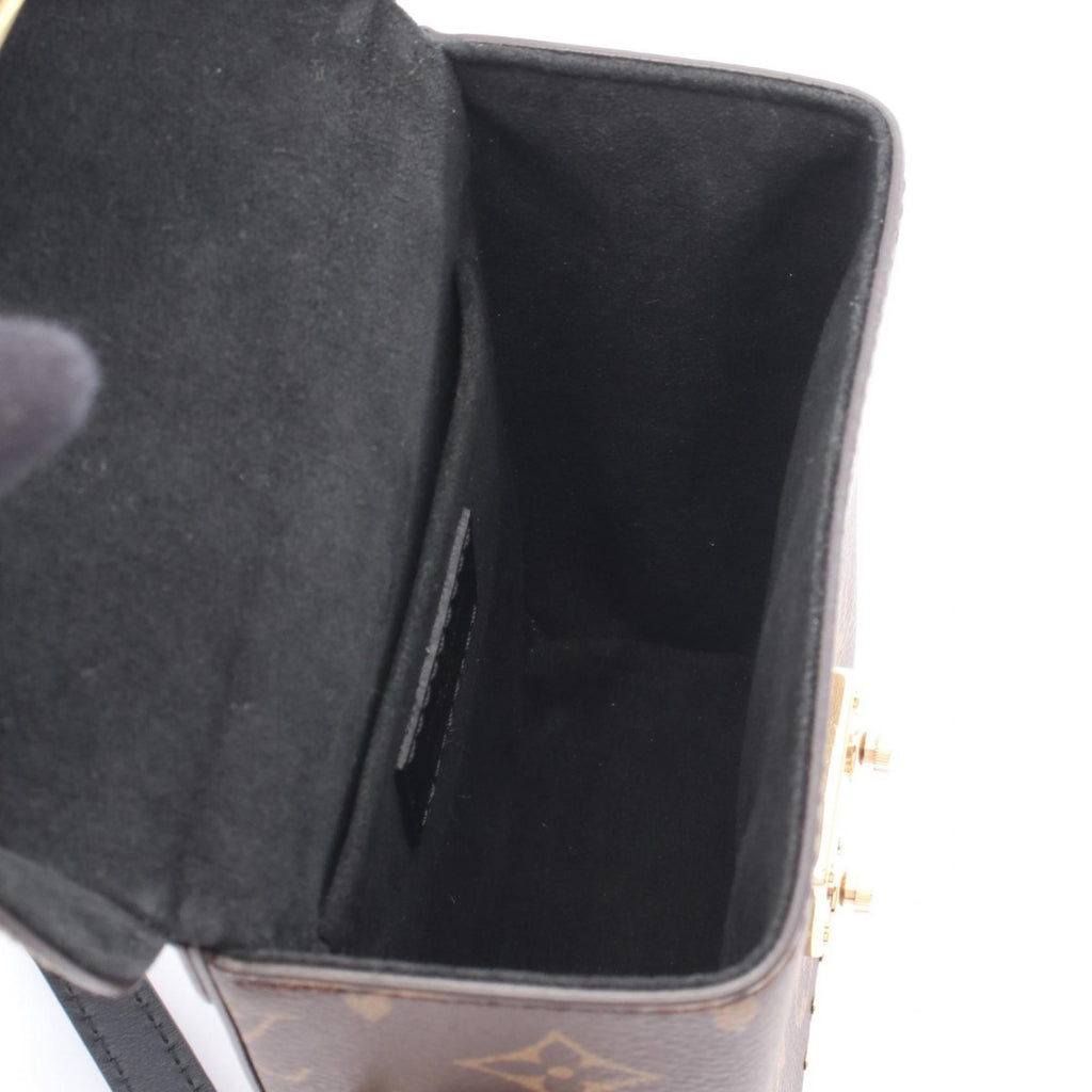 Louis Vuitton Brown Coated Canvas Leather Handbag (Pre-Owned)