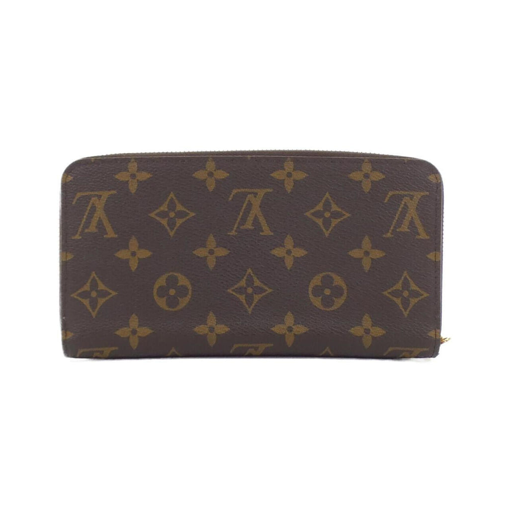 Louis Vuitton Marron Coated Canvas Long Wallet (Bi-Fold) (Pre-Owned)
