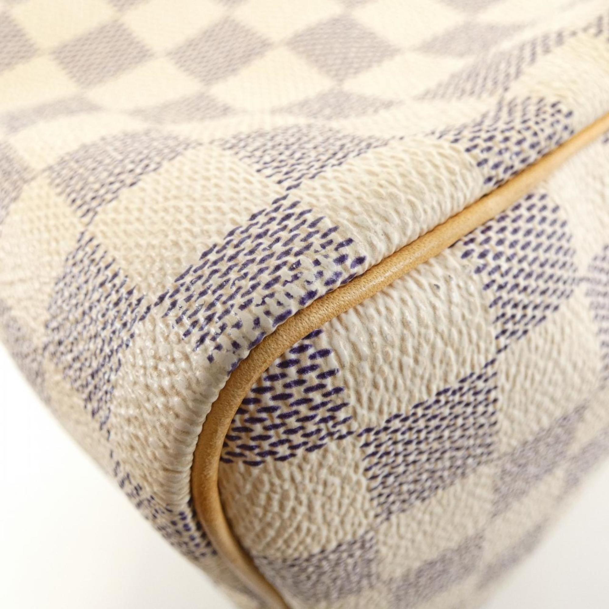 Louis Vuitton Azur Damier Azur Damier Azur Boston Bag Handbag (Pre-Owned)
