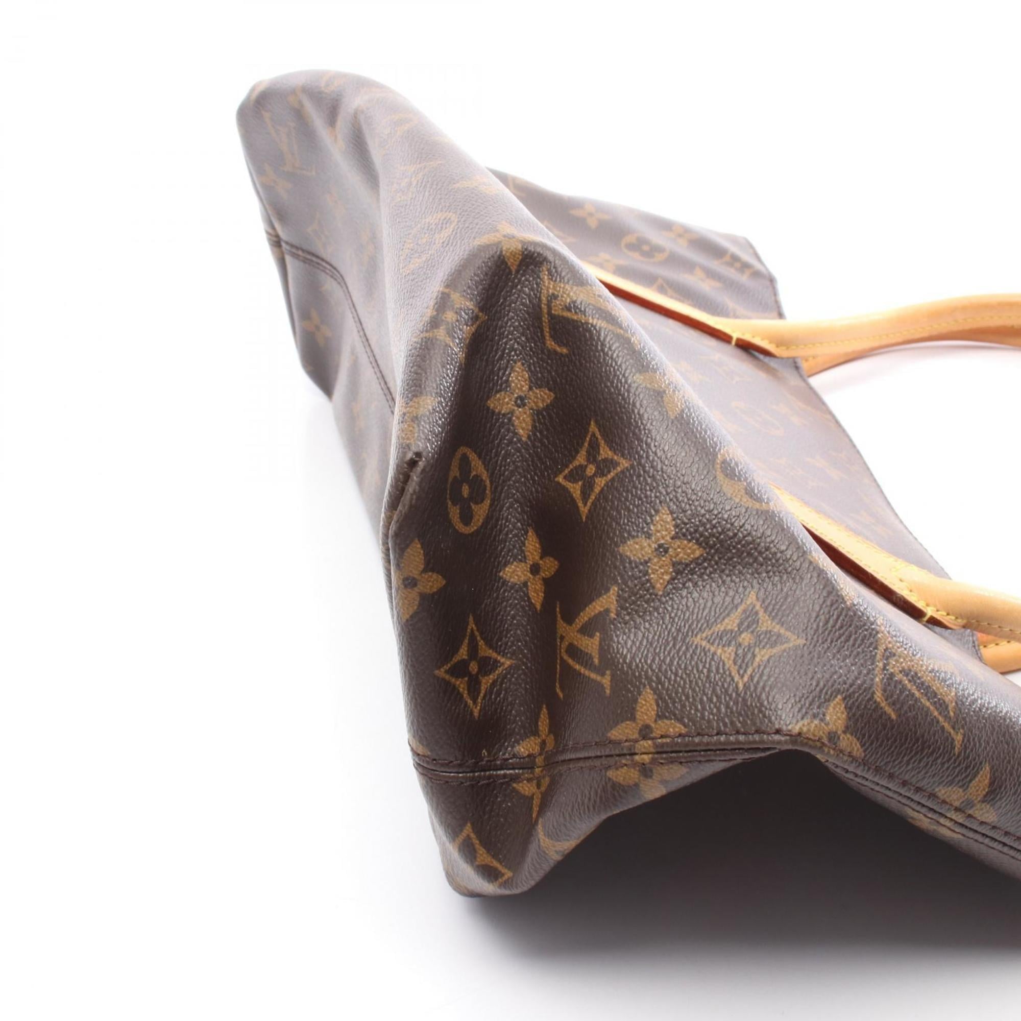 Louis Vuitton Brown Monogram Monogram Leather Tote Bag (Pre-Owned)